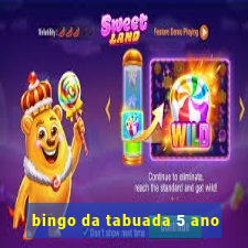 bingo da tabuada 5 ano