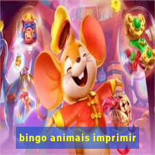 bingo animais imprimir