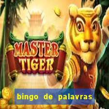 bingo de palavras para 3 ano