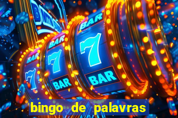 bingo de palavras cha de bebe