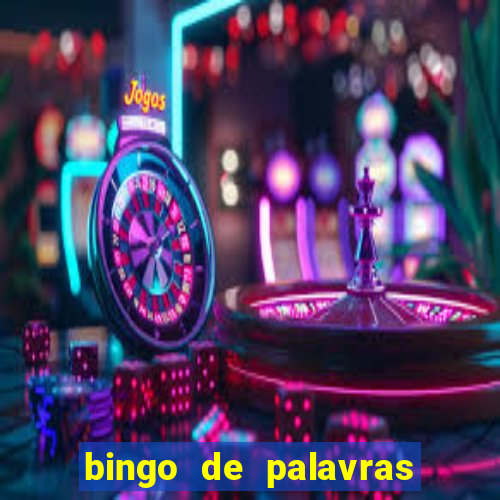 bingo de palavras cha de bebe