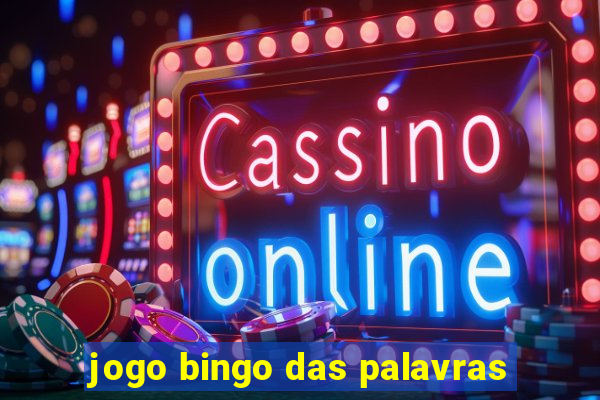 jogo bingo das palavras