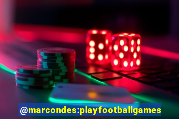 @marcondes:playfootballgames bingo football