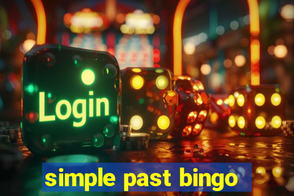 simple past bingo