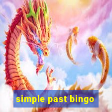 simple past bingo