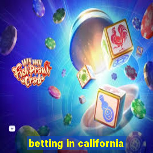 betting in california