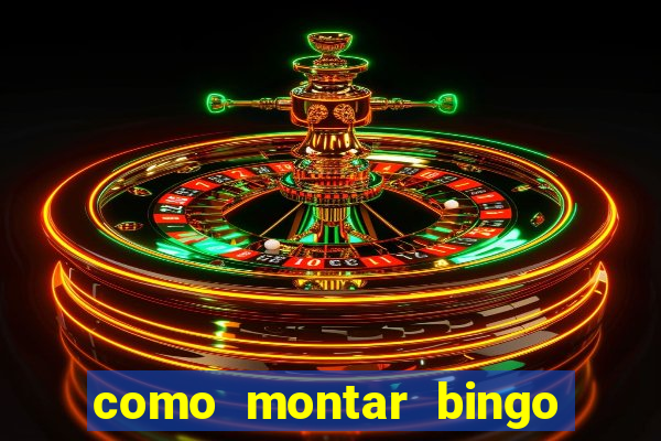 como montar bingo brinquedos toia