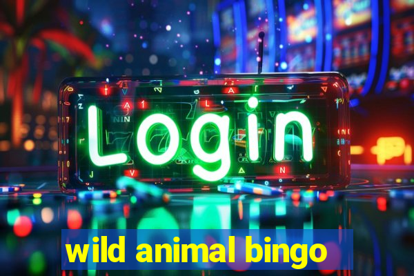 wild animal bingo