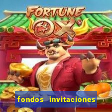 fondos invitaciones de bingo para editar