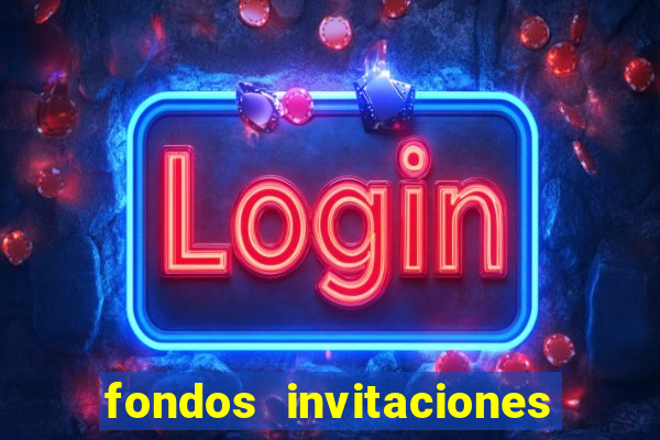 fondos invitaciones de bingo para editar