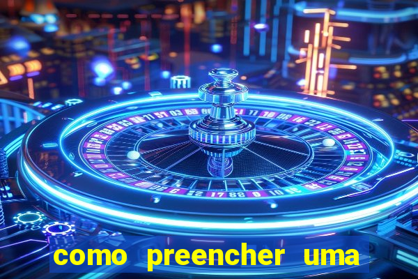 como preencher uma cartela de bingo