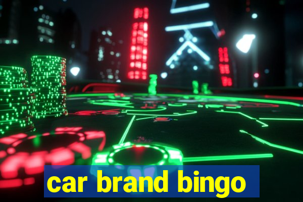 car brand bingo