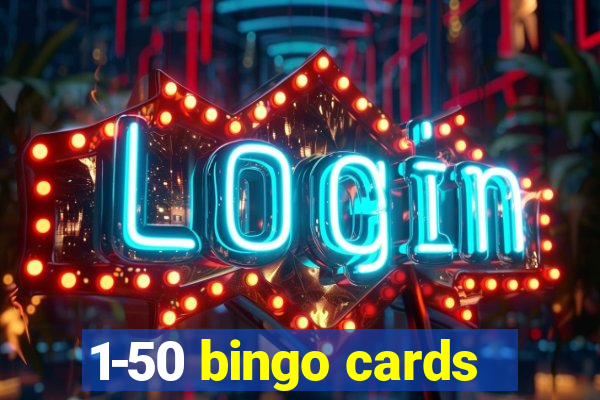 1-50 bingo cards