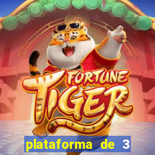 plataforma de 3 reais slots