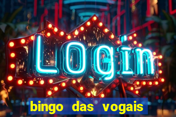 bingo das vogais colorido para imprimir