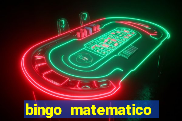 bingo matematico para ensino medio