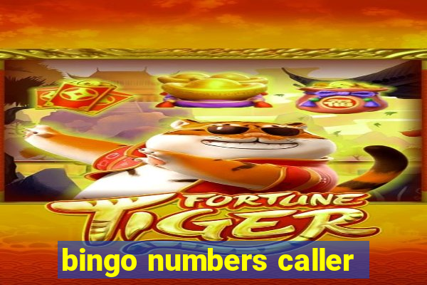 bingo numbers caller