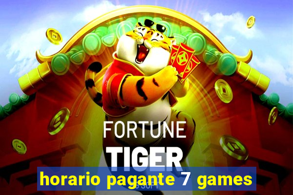 horario pagante 7 games