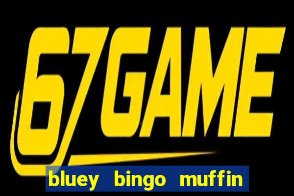 bluey bingo muffin and socks