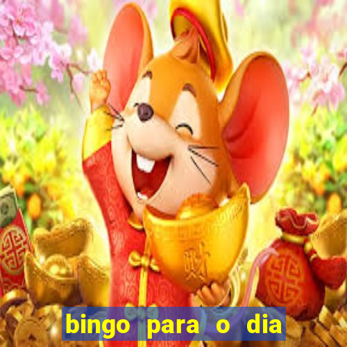 bingo para o dia da mulher