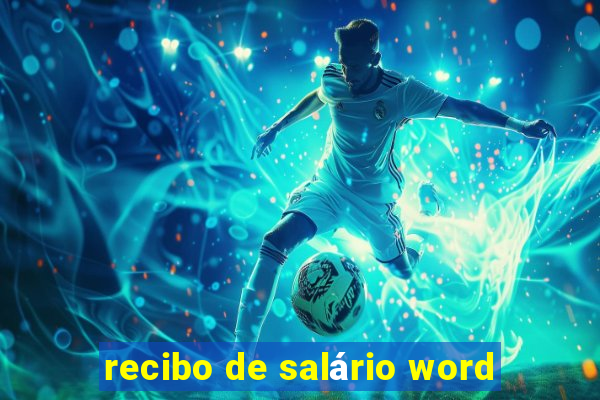 recibo de salário word