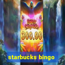 starbucks bingo