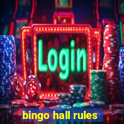 bingo hall rules