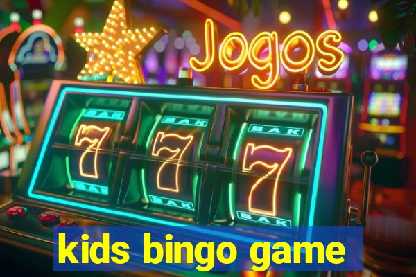 kids bingo game