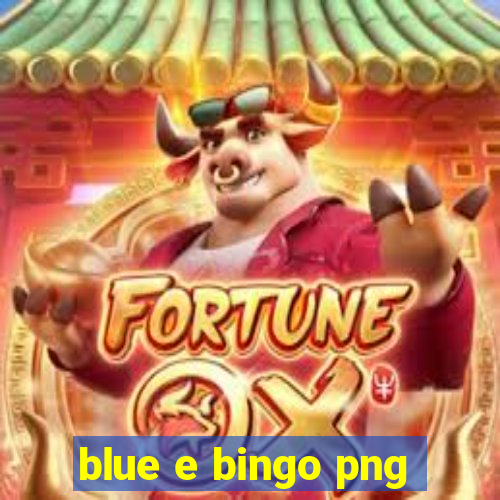 blue e bingo png