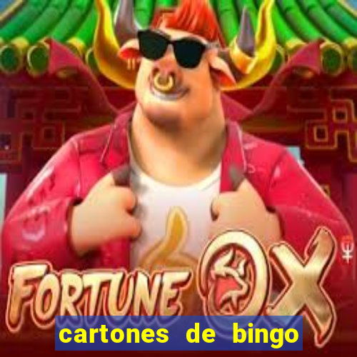 cartones de bingo para imprimir