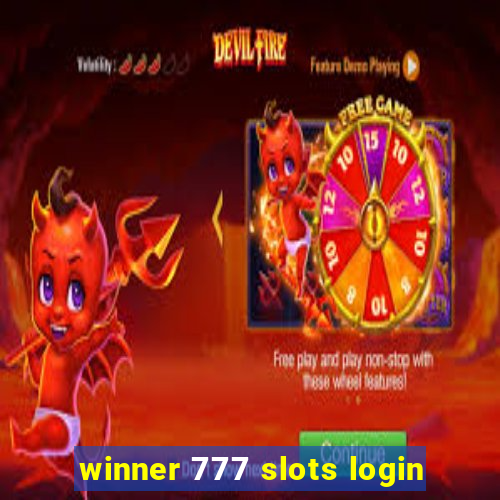 winner 777 slots login