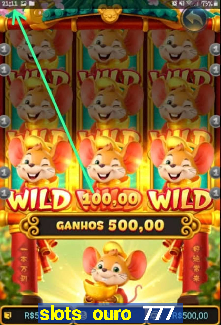 slots ouro 777 paga mesmo