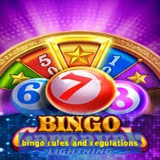 bingo rules and regulations