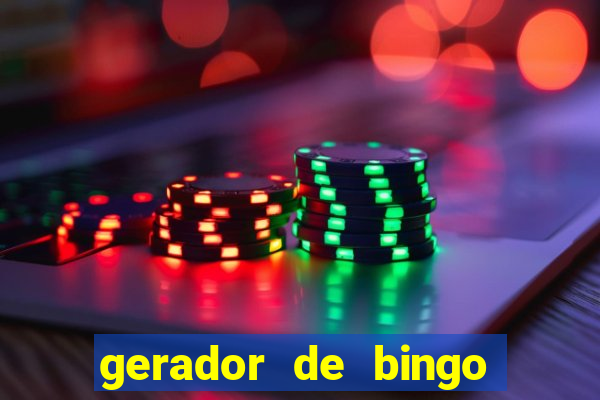 gerador de bingo de palavras