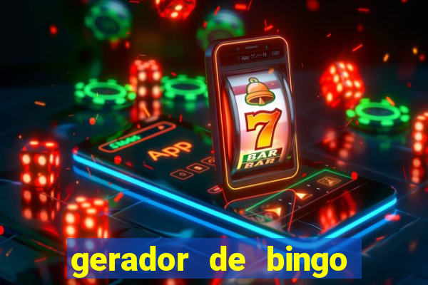 gerador de bingo de palavras