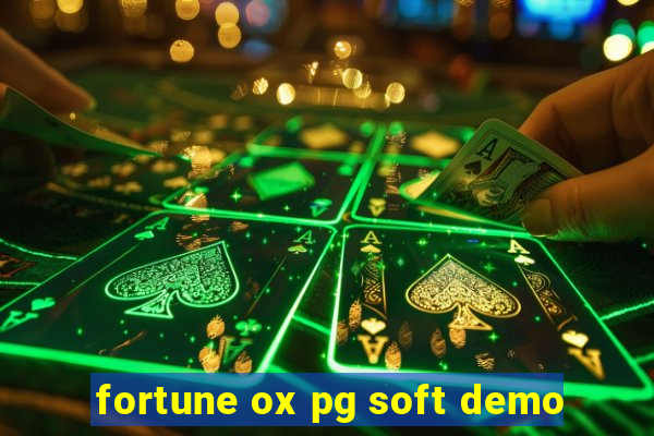 fortune ox pg soft demo