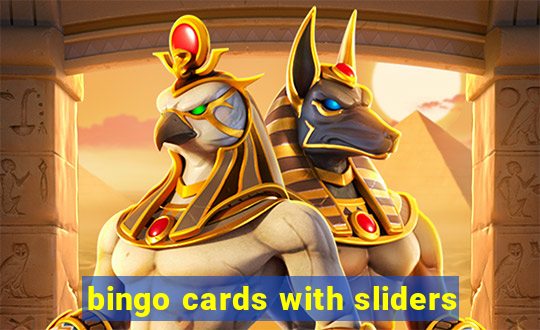 bingo cards with sliders