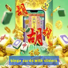 bingo cards with sliders