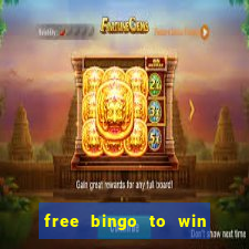 free bingo to win real money