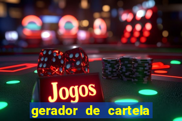 gerador de cartela de bingo