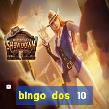 bingo dos 10 mandamentos da lei de deus