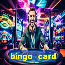 bingo card generator with pictures