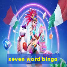 seven word bingo