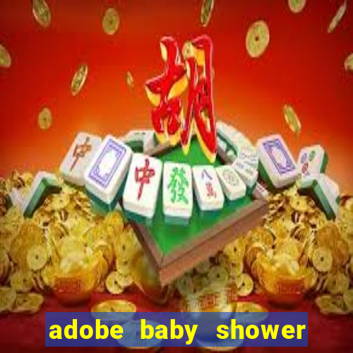 adobe baby shower bingo cards