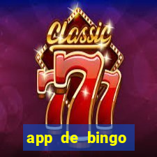 app de bingo valendo dinheiro