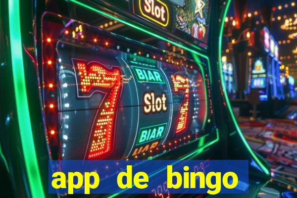 app de bingo valendo dinheiro