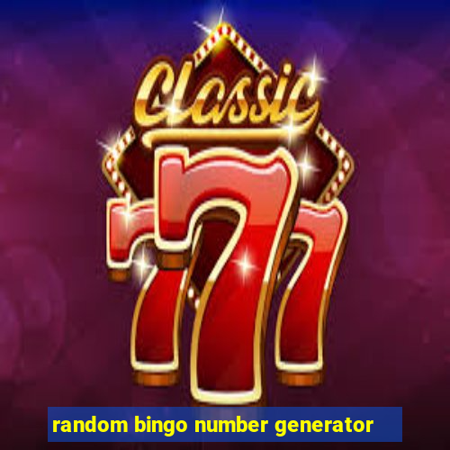 random bingo number generator