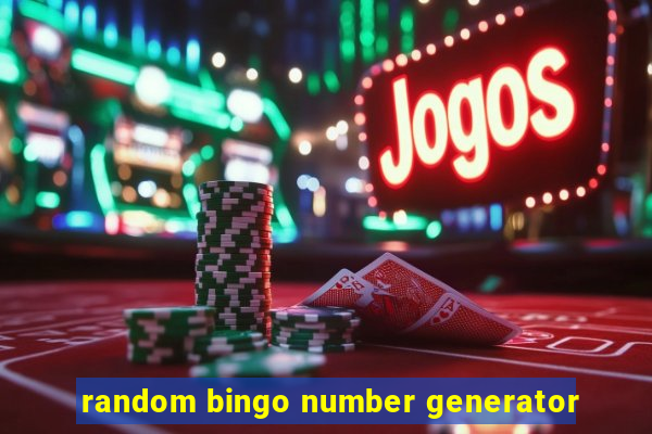 random bingo number generator