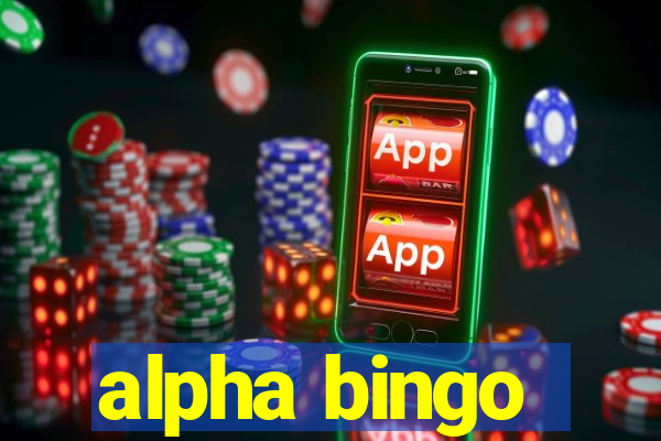 alpha bingo