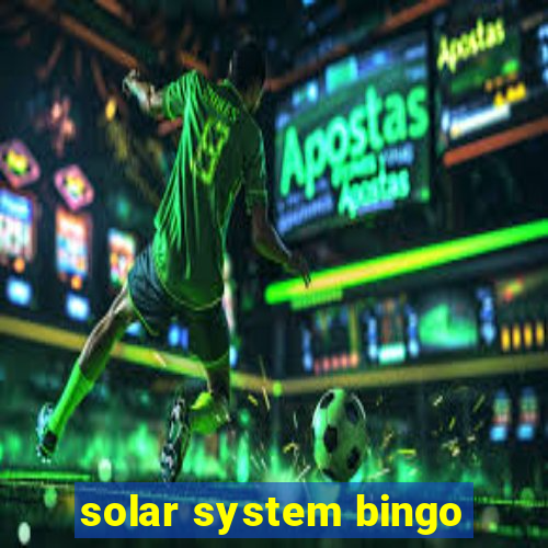 solar system bingo